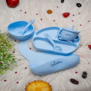 6pcs - Baby silicone feeding set Code: CB 5840