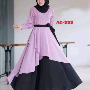 Dubai Cherry Borka with Hijab