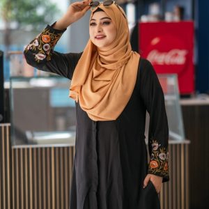 Embroidery Borka (Without Hijab)