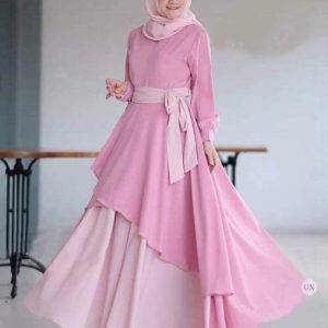 Dubai Cherry Borka with Hijab