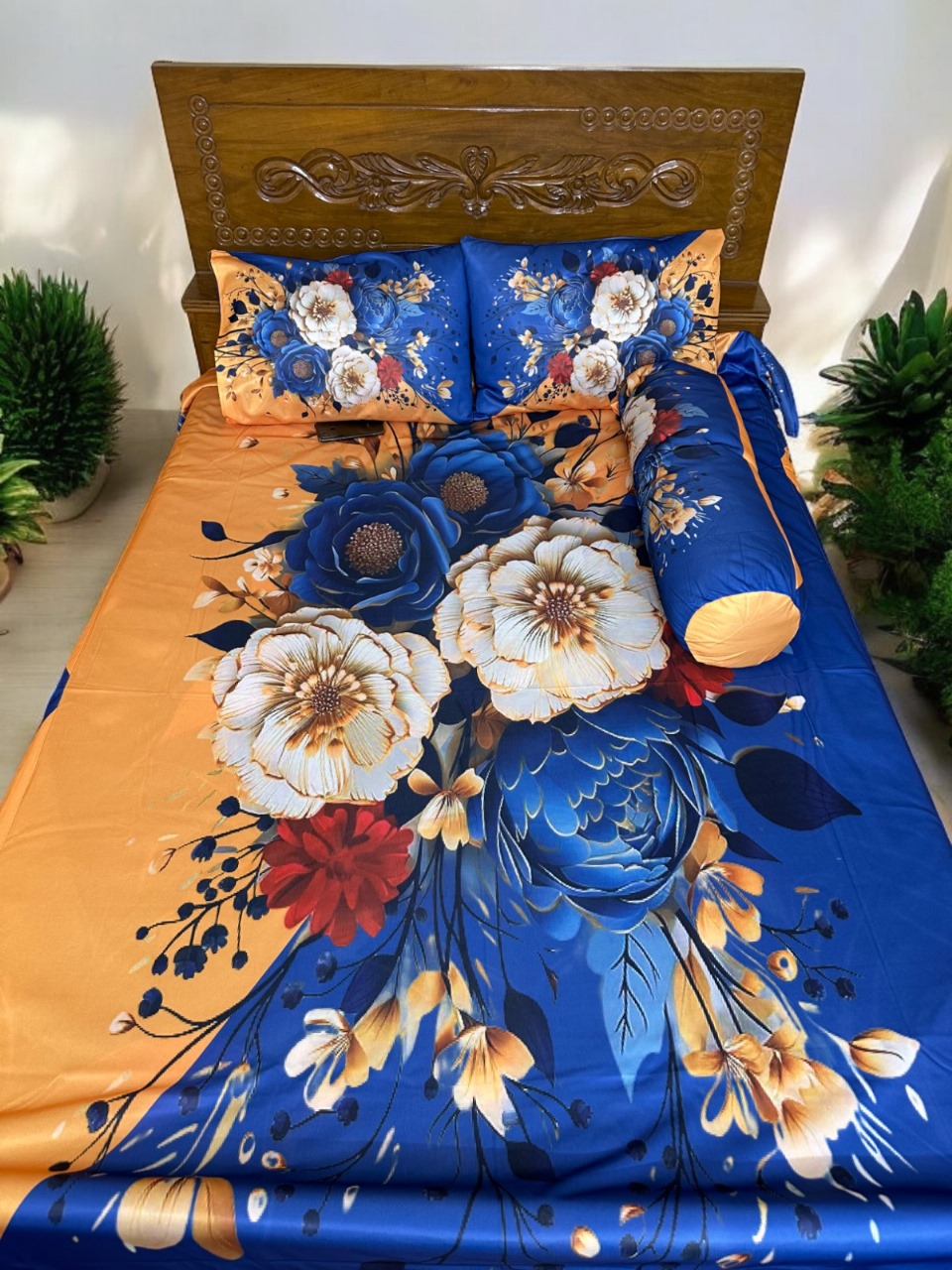 China premium 3D Design Bed Sheet - Image 9