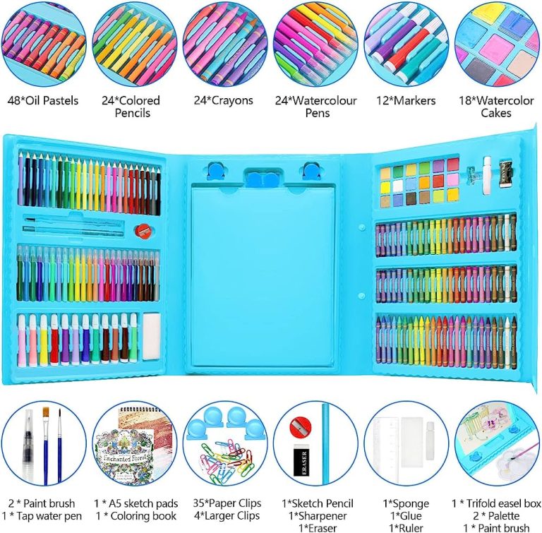 Drawing Art Set Painting For Kids Box Artist -208 Pcs Code : 3521 - Image 4
