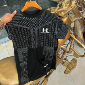 Mesh Half Sleeve T-Shirt For Men