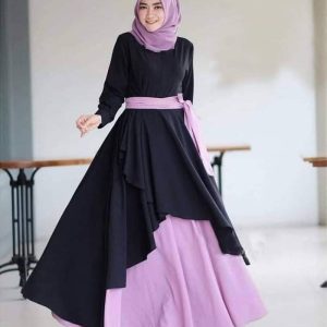 Dubai Cherry Borka with Hijab