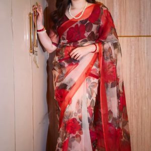 Aduri Premium Chanduri Silk Sharee