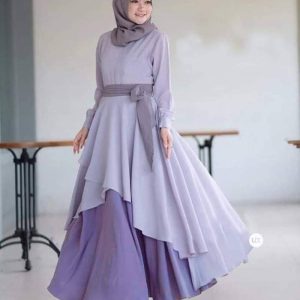 Dubai Cherry Borka with Hijab