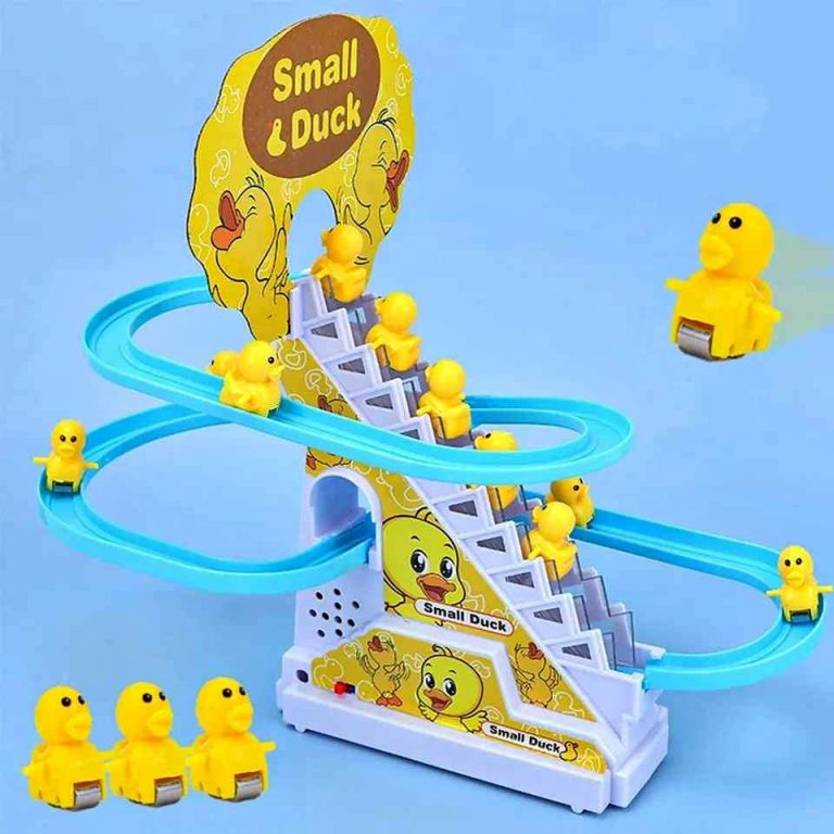Electric Small Duck Climbing Stairs Toy Code : 3622