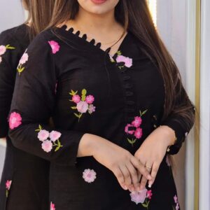 Embroidery Ready-Made Two Piece