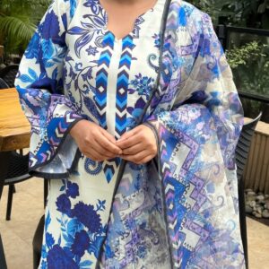 Ready-Made Digital Print Three-Piece