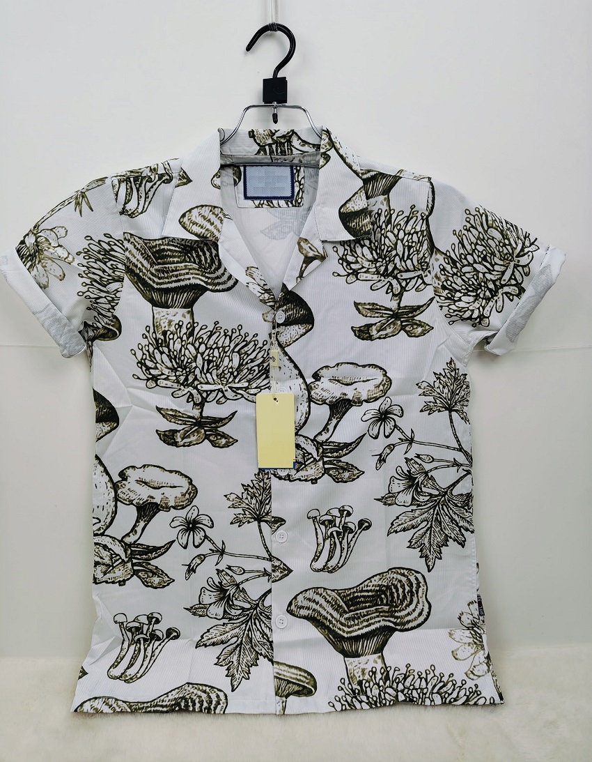 Luxury China Spandex Cot Drooped Shoulder Shirt - Image 3