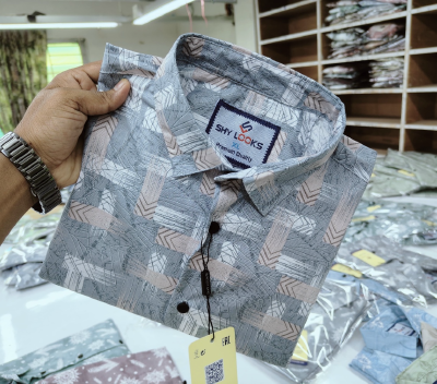 Pure Cotton full Sleeve Print Shirt - Image 4