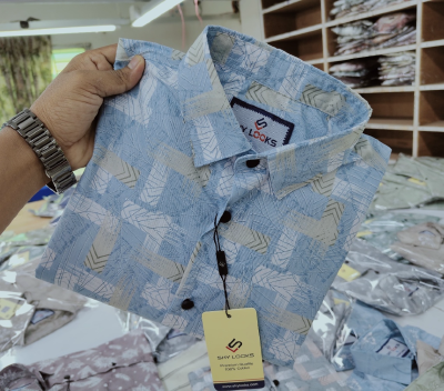 Pure Cotton full Sleeve Print Shirt - Image 3