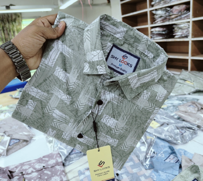 Pure Cotton full Sleeve Print Shirt