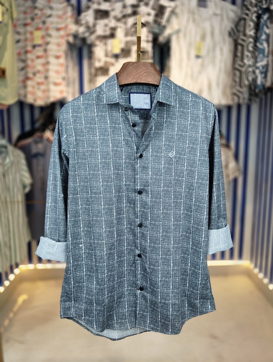 Full Sleeve Digital Print Shirt for Men's