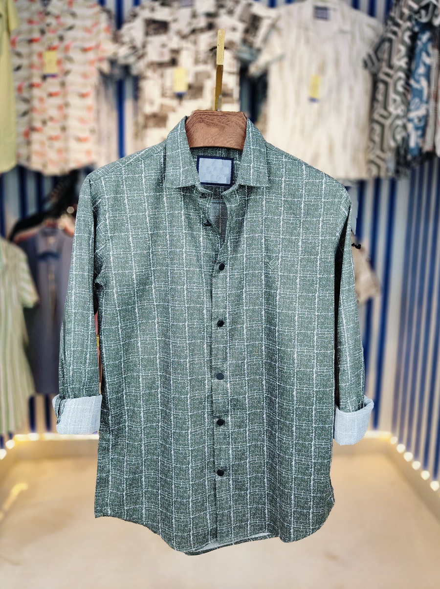 Full Sleeve Digital Print Shirt for Men's - Image 3