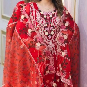 Pakistani Design 4-Piece Sada Bahar Tissue Set