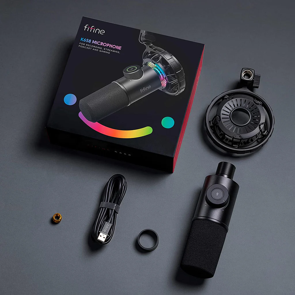 FIFINE K658 USB Dynamic Microphone - Image 3