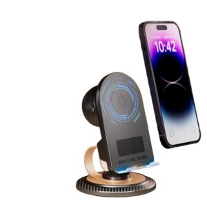 H58 Sensing Model Wireless Charger 360° Phone Stand and Bluetooth Speaker