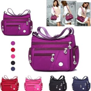 Women’s Nylon Waterproof Large Capacity Crossbody Bag