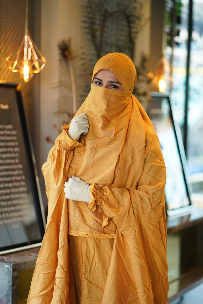 Elegant Plazo Khimar Set