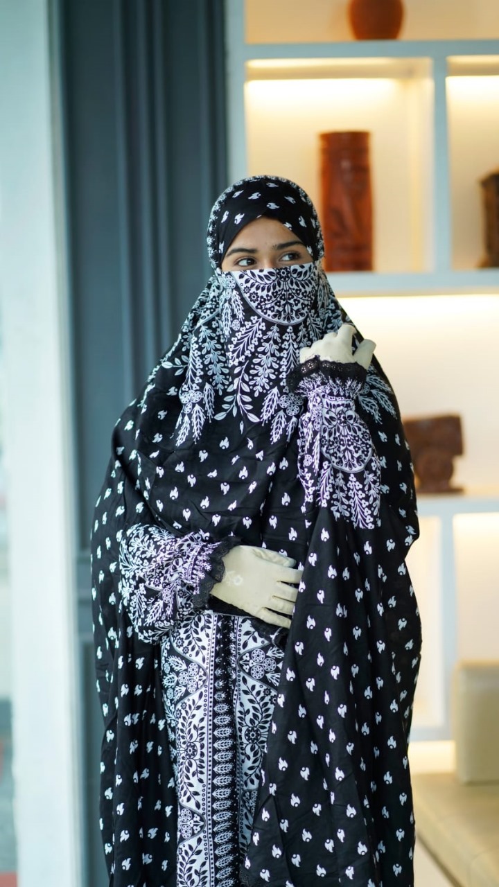 Elegant Plazo Khimar Set