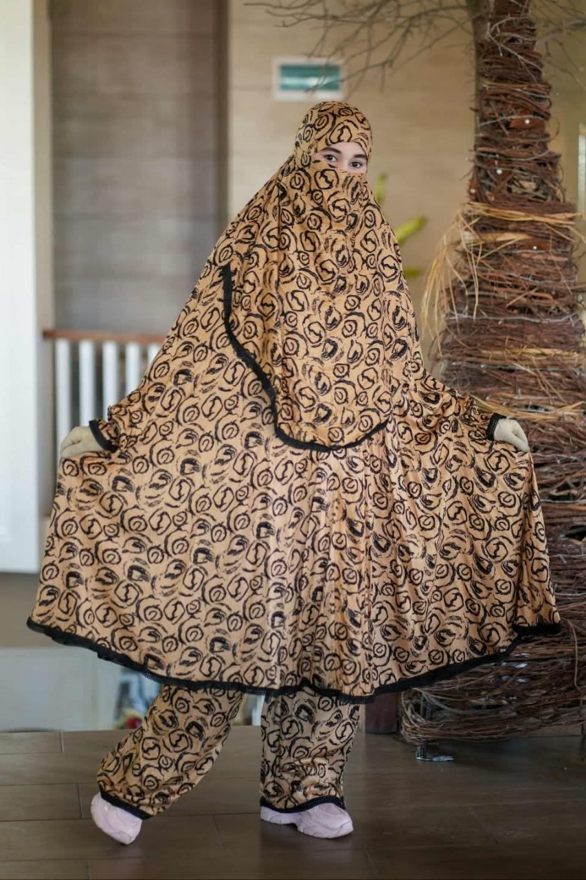 Elegant Plazo Khimar Set