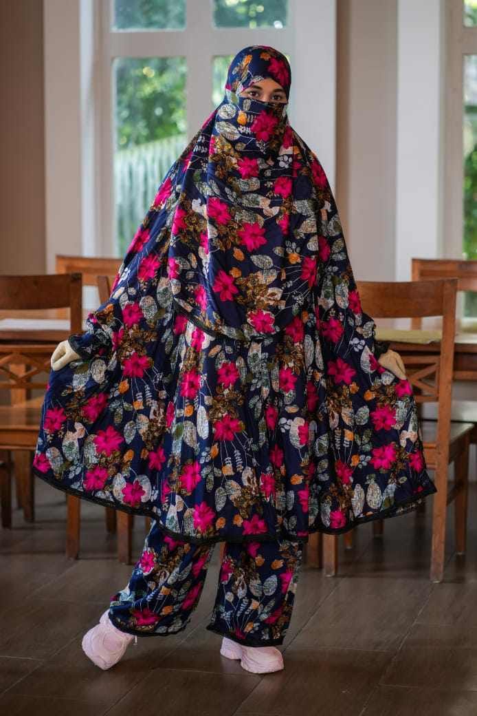 Elegant Plazo Khimar Set