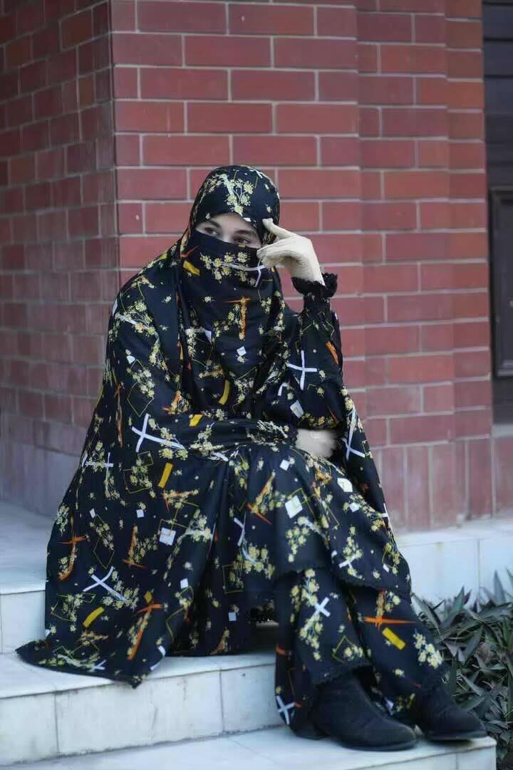 Elegant Plazo Khimar Set