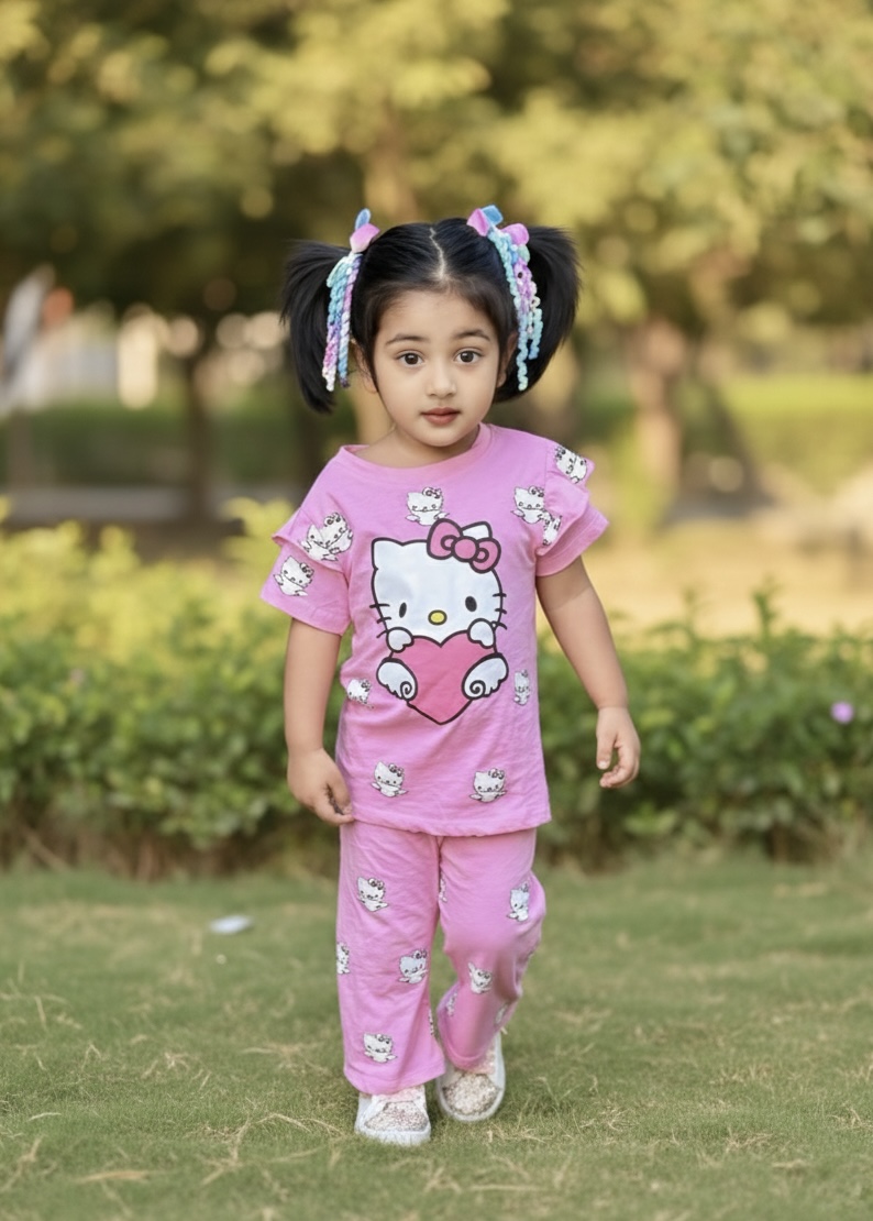 Half Sleeve T-shirt and Pant Set - Image 2