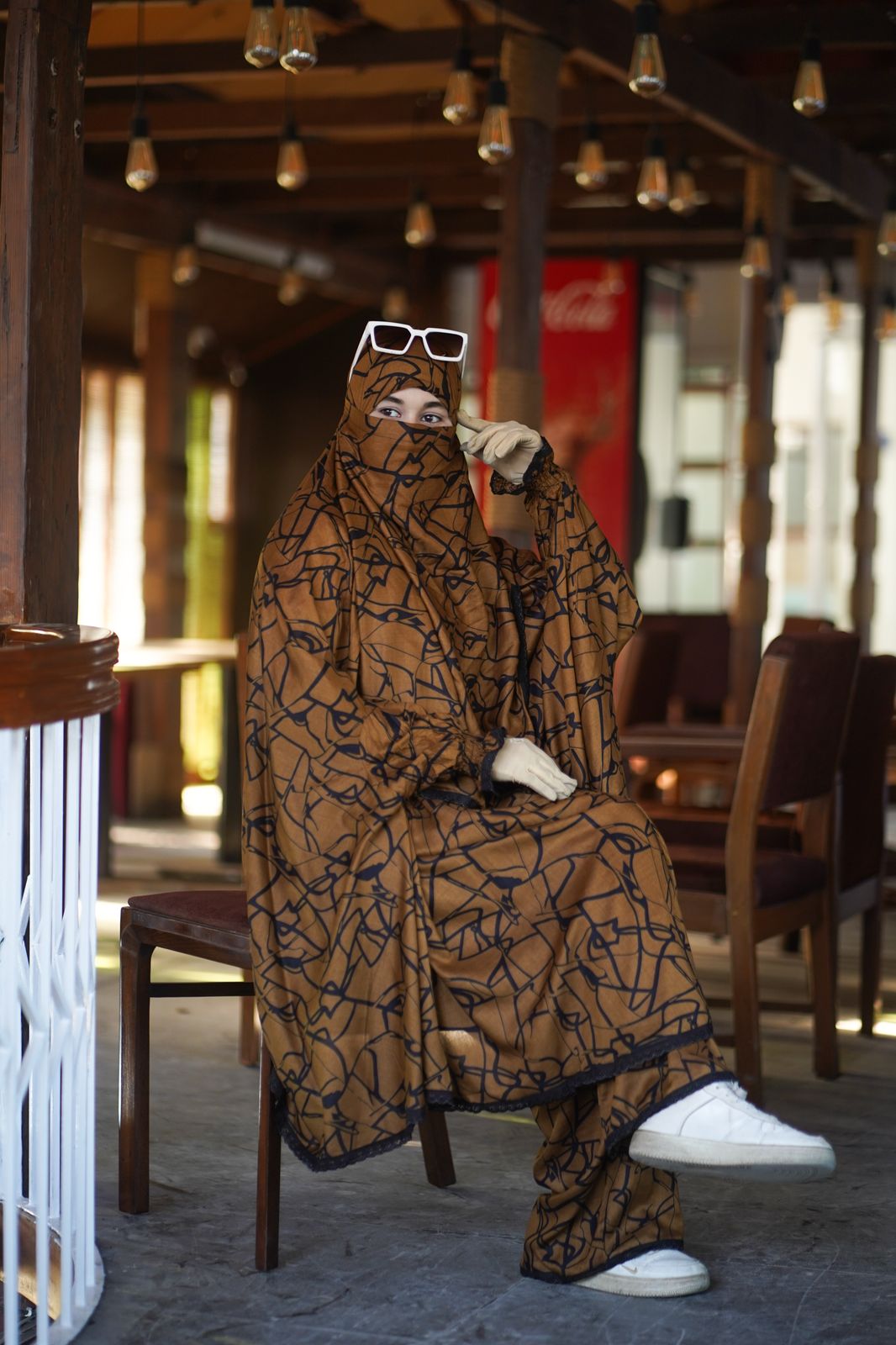 Elegant Plazo Khimar Set