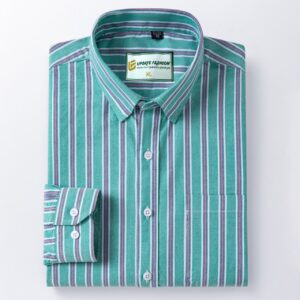 Mens long sleeve Strip shirt