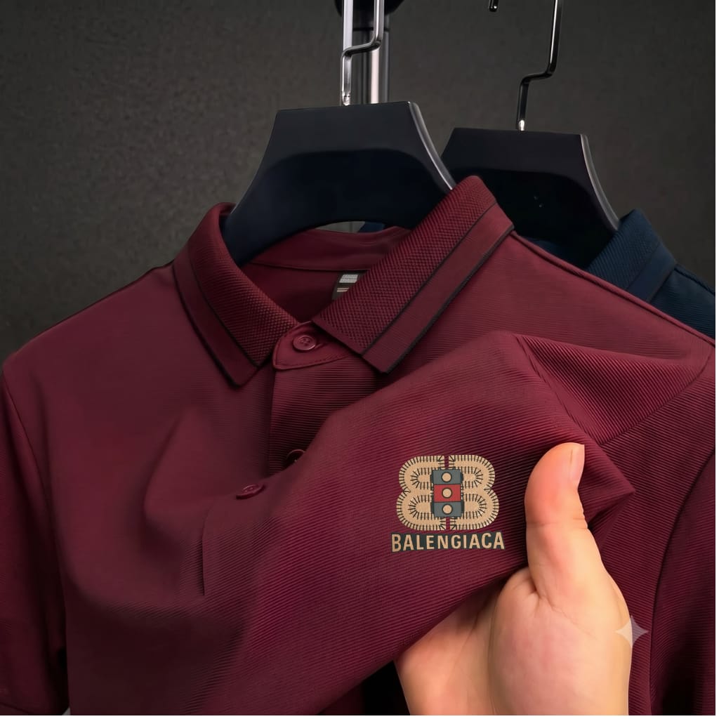 Premium Polo Shirt with China Sticker - Image 4