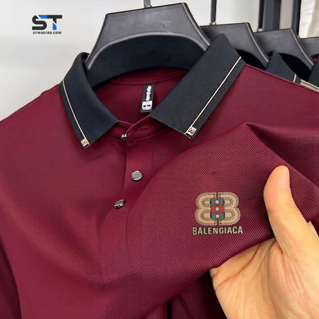 Premium Polo Shirt with China Sticker - Image 3