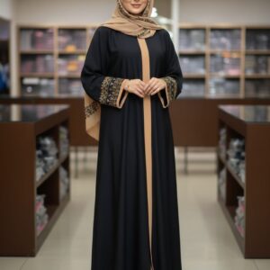 Sneha Embroidery Borka with Hijab