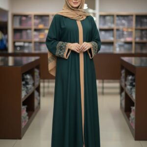 Sneha Embroidery Borka with Hijab