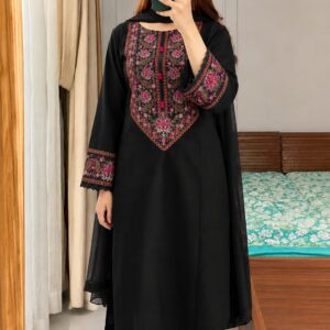Embroidery Three Piece