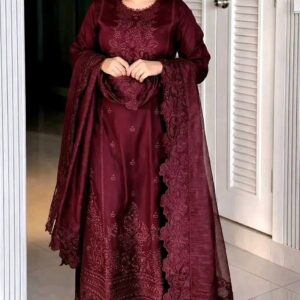 Embroidery Three Piece