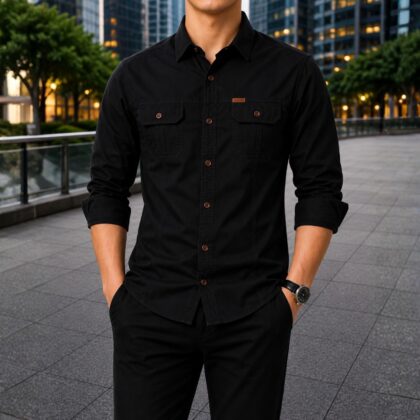 Stylish Full Sleeve Panel Shirt
