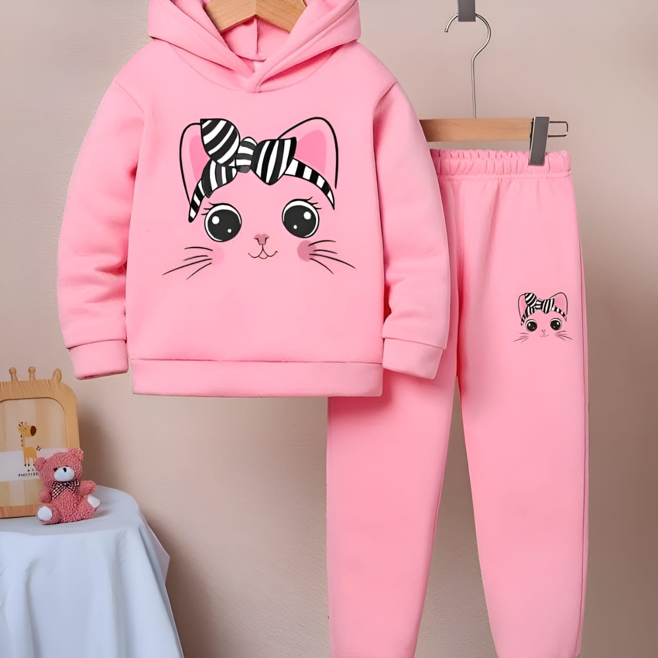 Elegant Stylish Kids Hoodie Set - Image 2