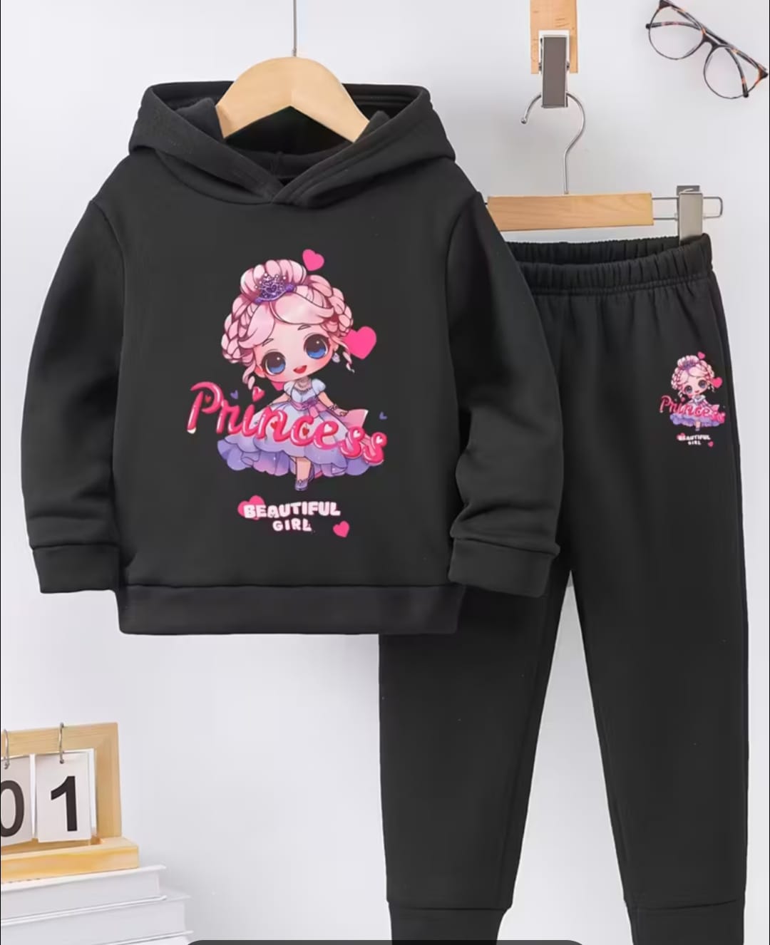 Elegant Stylish Kids Hoodie Set - Image 4